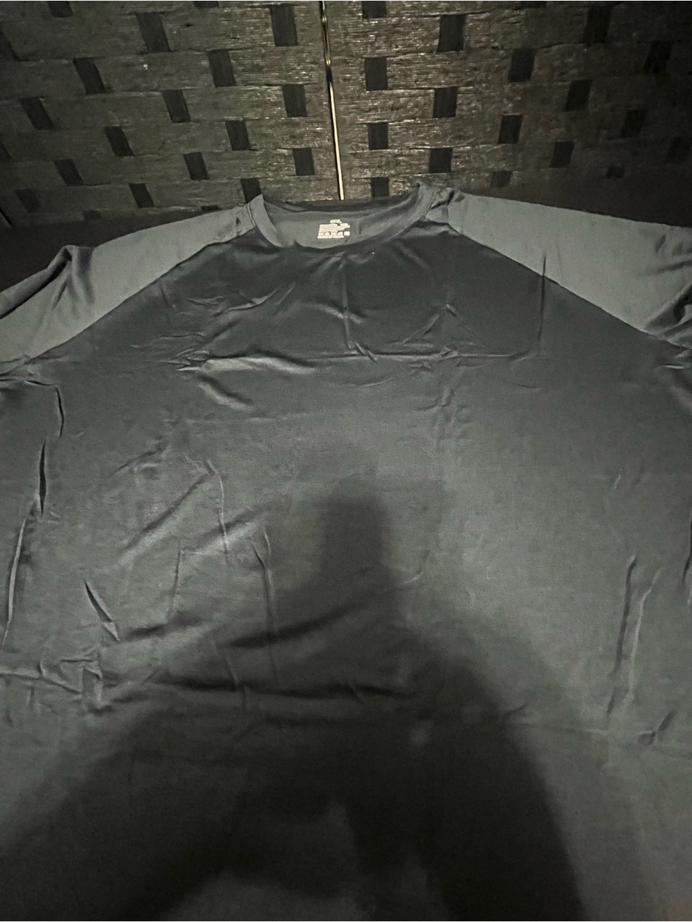 Men’s Black Athletic T-shirt Size 3XL